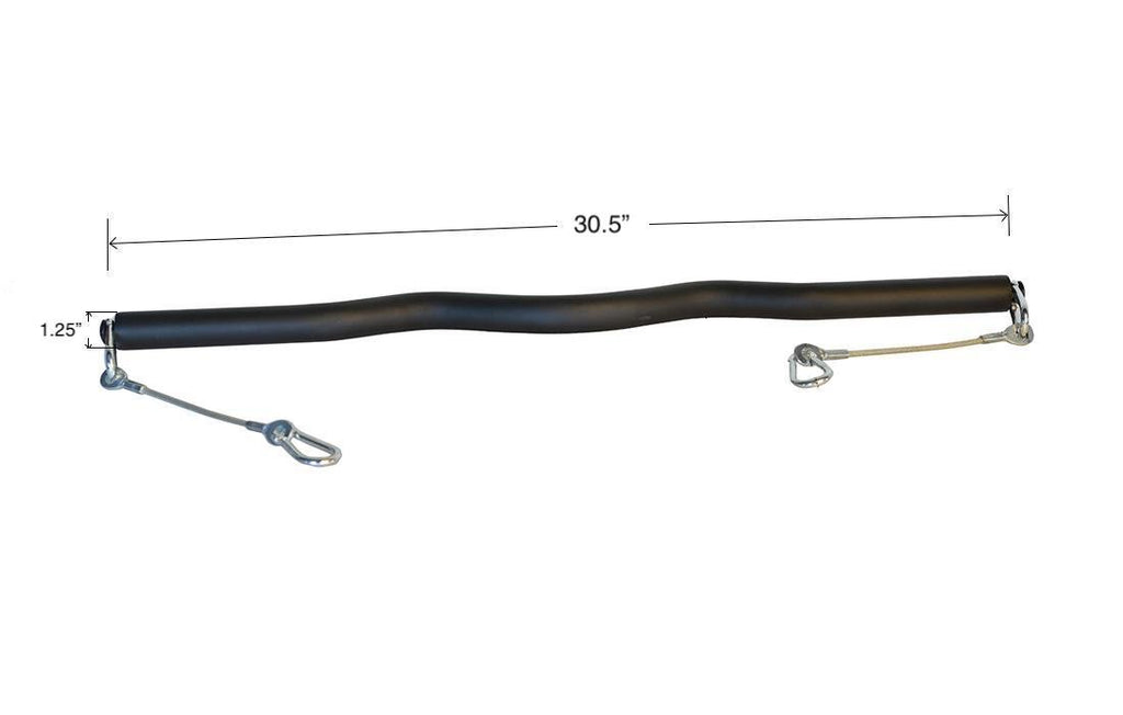 Gr8Flex Ez Curl Bar - Heavy Weight Training Accessory Designed To Fit On Total Trainer, Bowflex, And Home Fitness Gym Equipments