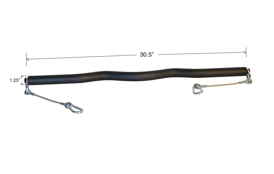 Gr8Flex Ez Curl Bar - Heavy Weight Training Accessory Designed To Fit On Total Trainer, Bowflex, And Home Fitness Gym Equipments