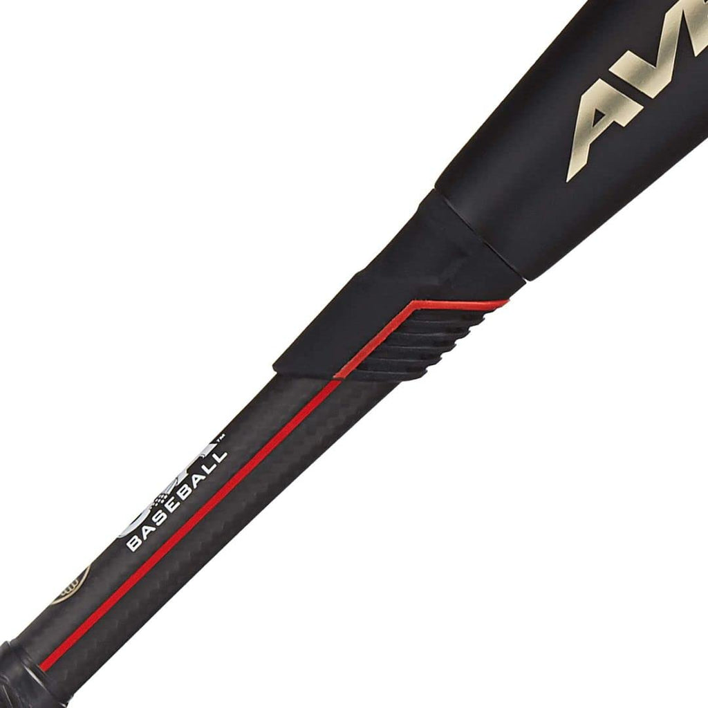 Axe Bat Avenge Pro Usa 2-5/8'' 2-Piece Composite Youth Baseball Bat Drop -10 Black/Red/Gold, 30''/20Oz