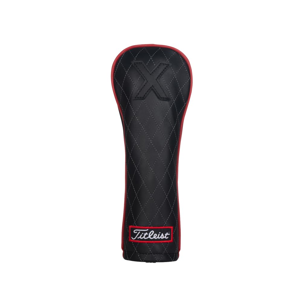 Titleist Jet Black Leather Hybrid Golf Club Headcover