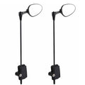 Chiffonade Bike Helmet Rearview Mirror Cycling Rear View Mirror Rearview Mirrors Cycling Accessories for Bike Motorcycle(Black)