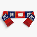 Tackle From Behind Arsenal Football Knitted Scarf, 100% Woolen, 48 X 7, Soft And Warm, With Hanger, Gift For Football Fans