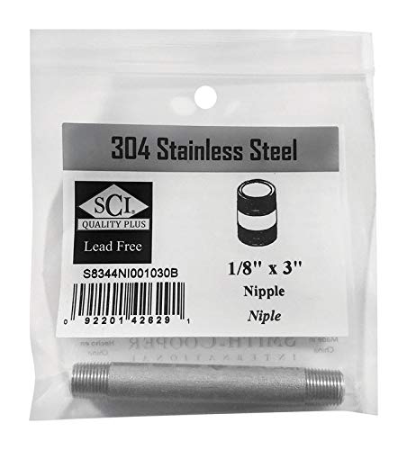 Nipple Ss 1/8''X3'' (Pack Of 1)