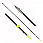 Safari Choice Three 35'' Bowfishing Arrows With Broadheads, Black