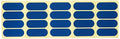 Vise Hada Patch Pre-Cut Tape (40-Piece), Aqua