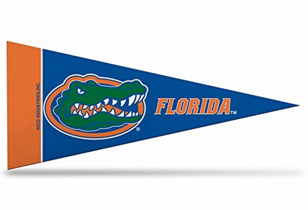 Rico Industries Ncaa Florida Gators 8-Piece 4-Inch By 9-Inch Classic Mini Pennant D  Cor Set