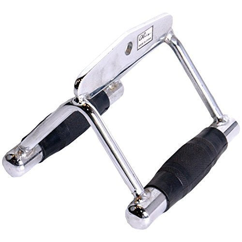Cap Barbell Deluxe Double D Handle With Rubber Handgrips