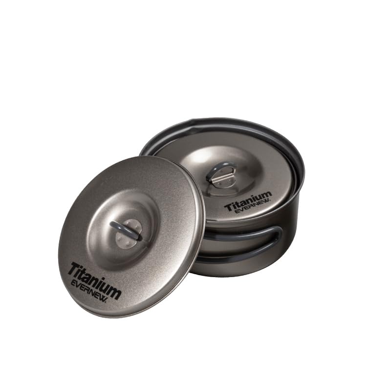 Evernew Titanium Non-Stick Pot Set, Small, Black