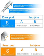 Rundong Kids/Youth Knee Pad Elbow Wrist Pads Guards Protective Gear Set, For Roller Skates,Cycling Bike,Skateboard,Inline Skatin