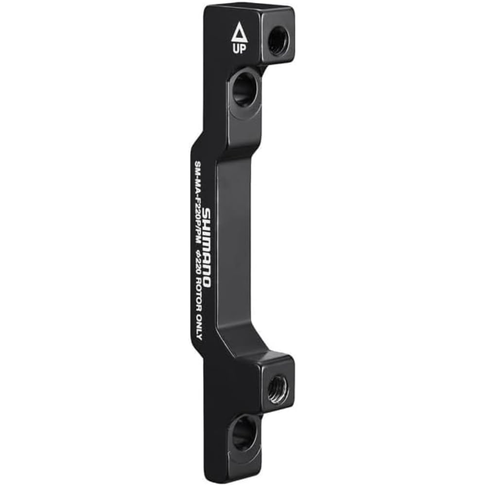Shimano Adapter for Post Type calliper, for 180mm Post Fork Mount to 220 mm Rotor,Black