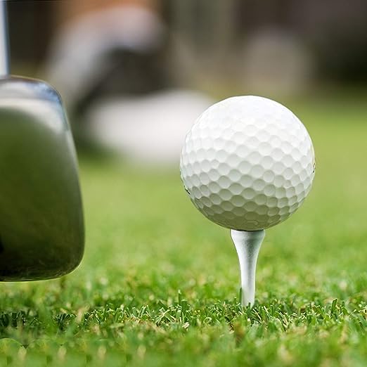 Mykuja Bamboo Golf Tee 3-1/4 Inch Pack Of 100 White