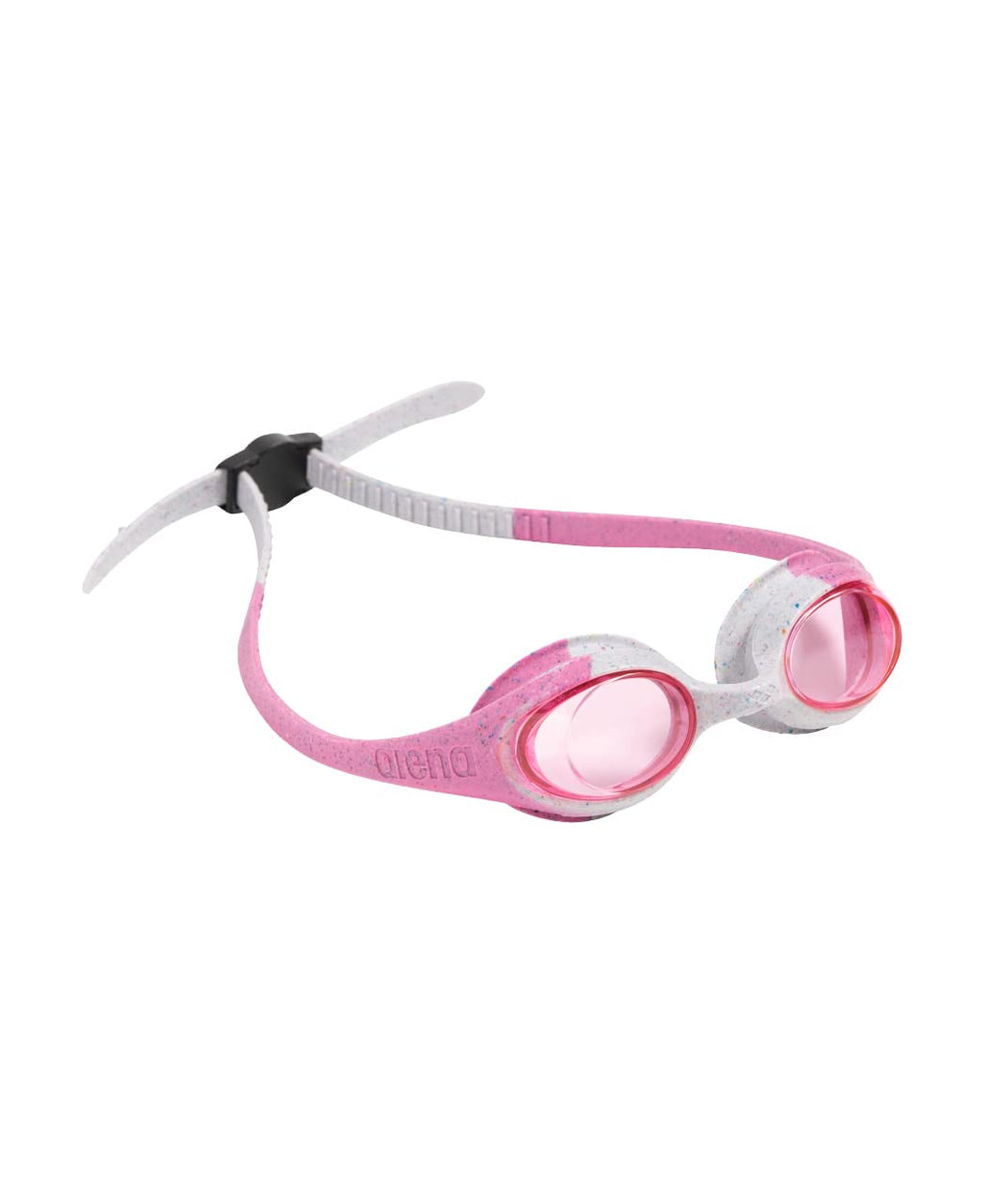Arena Unisex Spider Kids Swim Goggles For Boys And Girls Non-Mirror Lens, Pink Gray Pink