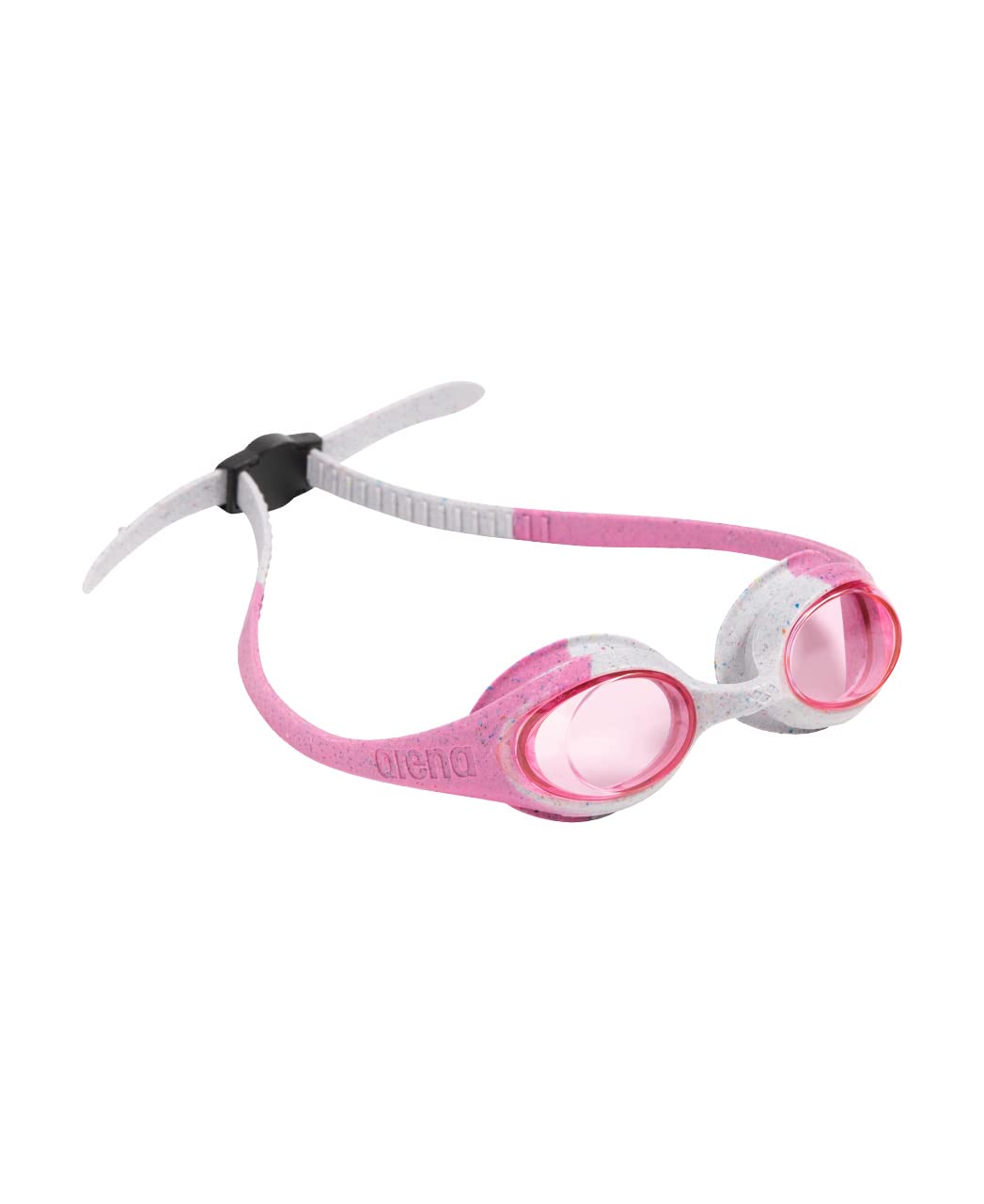 Arena Unisex Spider Kids Swim Goggles For Boys And Girls Non-Mirror Lens, Pink Gray Pink