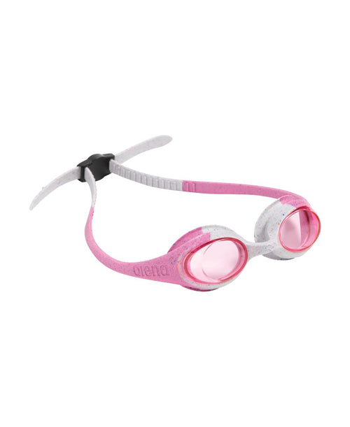 Arena Unisex Spider Kids Swim Goggles For Boys And Girls Non-Mirror Lens, Pink Gray Pink