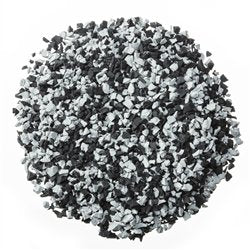 Fast Patch Poured-in-Place Surfacing Repair Kit Fix Rubber Playground (Gray/Black, Standard)