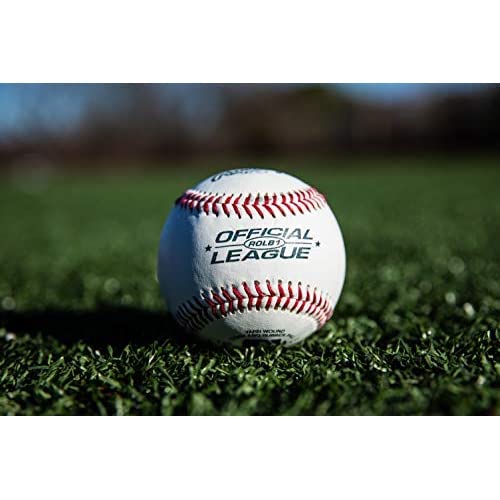 Rawlings  Official League Baseballs  Competition Grade  Rolb1  Youth/14U  Game/Practice Use  12 Count, White