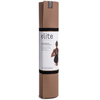 Elite Dual Surface Yoga / Pilates Aeromat W/Strap,  1/4''X24''X72'' - Taupe Mist
