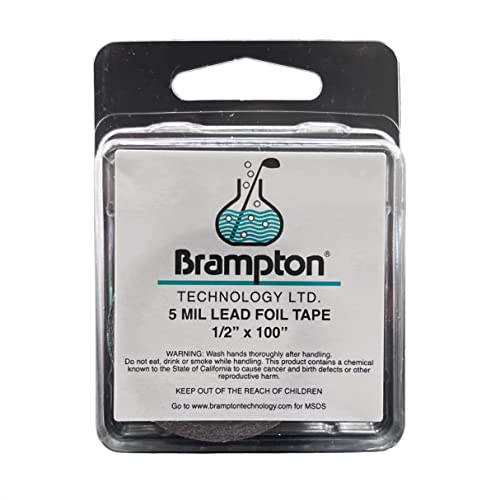Brampton Golf Lead Tape 1/2 X 100 (5 Mil) - Easy To Cut And Apply - Stays On In All Weather - Adjust Swing Weight And Feel - Lea
