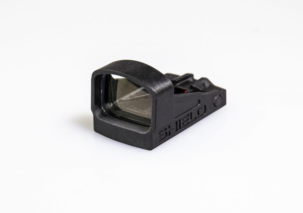 SHIELD SIGHTS SMSc - Shield Mini Sight Compact (8MOA) RMSc Footprint - Crystal Clear Polymer Lens - Co-Witness - Open Reflex Sig