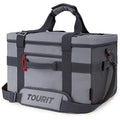 Tourit Cooler Bag 48-Can Insulated Soft Cooler Large Collapsible Cooler Bag 32L Lunch Coolers For Picnic, Beach, Work, Trip, Gre