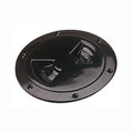 Sea-Dog Line Screw Out Deck Plates, Deck Plate Black Standard 5In Each