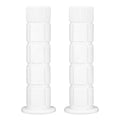 SAPLIZE Bike Handlebar Grips, for Kids Girls Boys Bikes, Balance Bikes, Road Bikes and Sctoors, Length 4.9, White