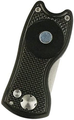 Pinmei Foldable Golf Divot Tool With Golf Ball Marker (Black03)