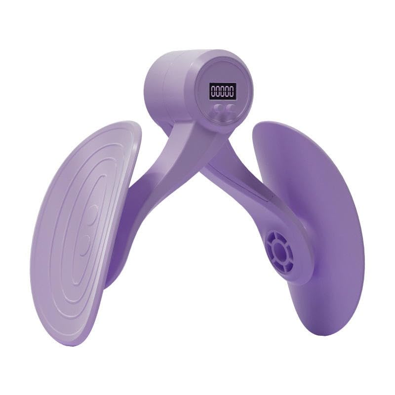MAQOiW Thigh Massager, Pelvic Floor Muscle Trainer, Adjustable Hip Machine, Thigh Strength Exercise Device, Toning Arm Leg Exerc