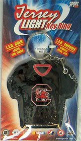 FOCO Sportfx International NCAA South Carolina Fighting Gamecocks Keychain Jersey Keylight, Team Color, One Size