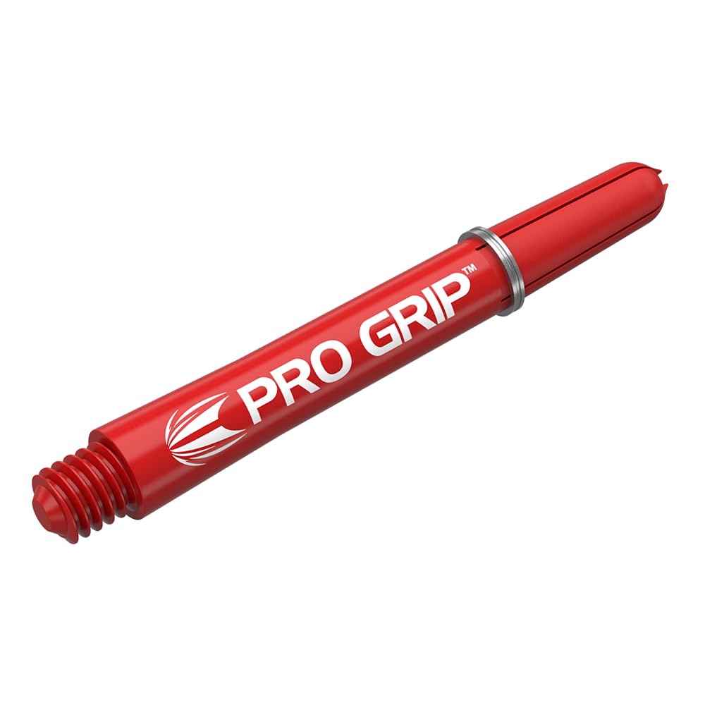 Target Darts 3 X Sets Of Red Pro Grip Shaft Intermediate - 9 In Total