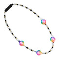 blinkee Flashing Multicolor Disco Prism Balls Fancy Party Necklace