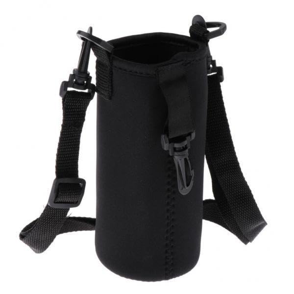 Heavenglow 5Xinsulated Sport Water Bottle Cover Sleeve Holder Cooler Carrier Black 550Ml|Camping Storage