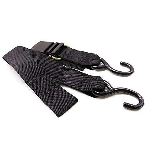 Meili Heavy Duty Boat Trailer Transom Strap (2Pk) - 2 Inch X 48 Inch Adjustable Marine Boat Tie Down Straps To Trailer (Shipped