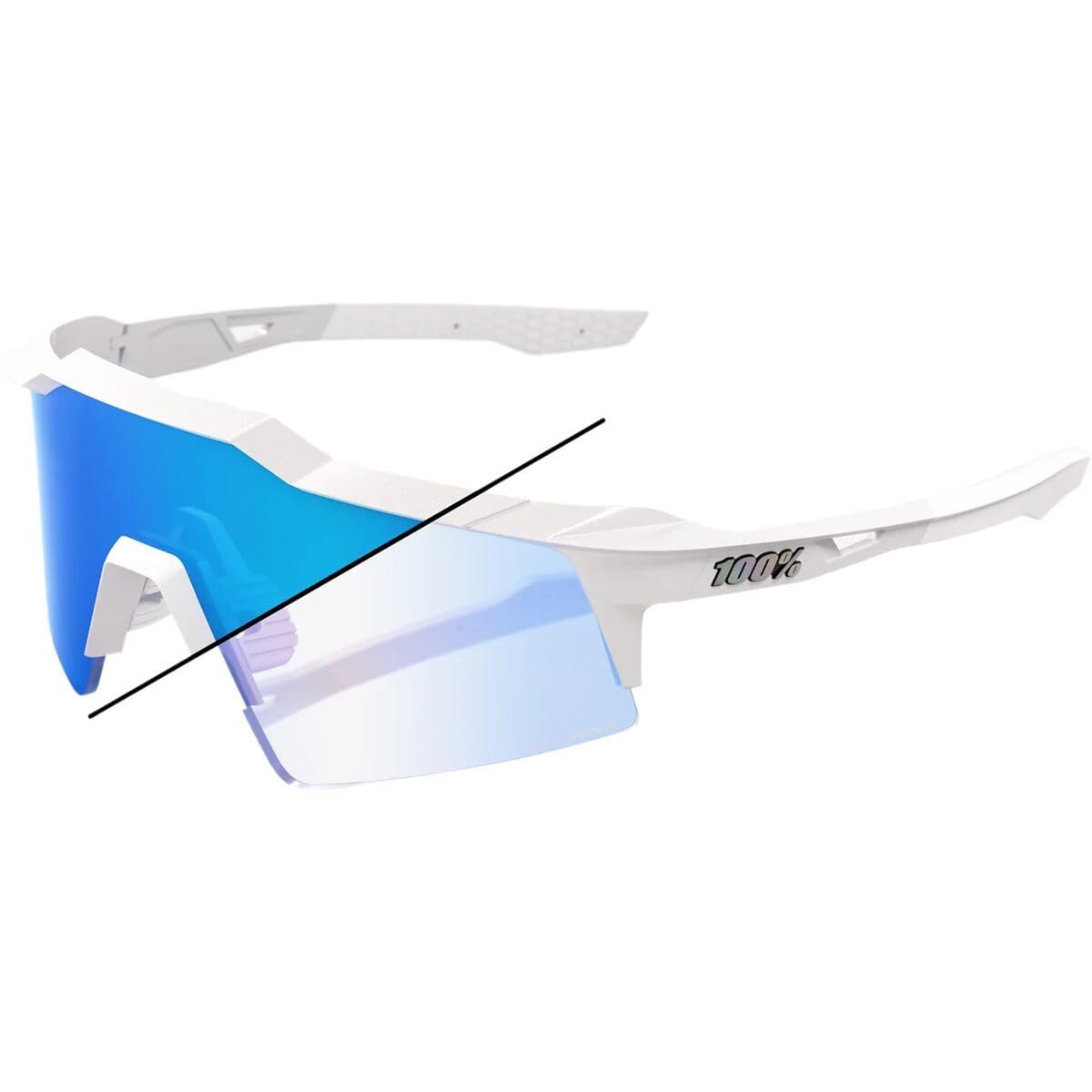 100% Speedcraft SL Bastille Blue Mirror Photochromic Lens