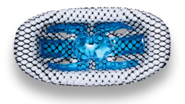 Sportstar X1 Evolution Gel Football Chinstrap (White, L/Xl)