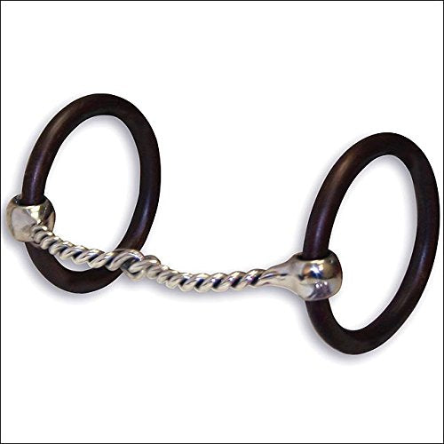 The Bob Avila Collection By Professionals Choice Equine O-Ring Sweet Iron Twist Mouth Snaffle Bit