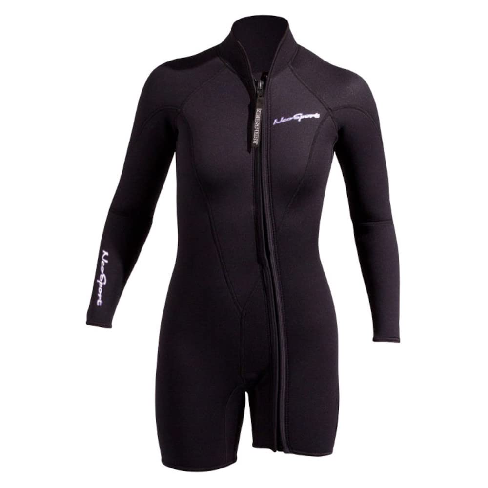Neosport 3Mm Womens 2-Piece Step-In Suit - Black - 12