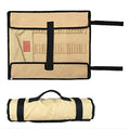Campingmoon Cotton Canvas Tent Stakes Case Storage Bag Max 13.78?/35Cm In Length Beige Color B135