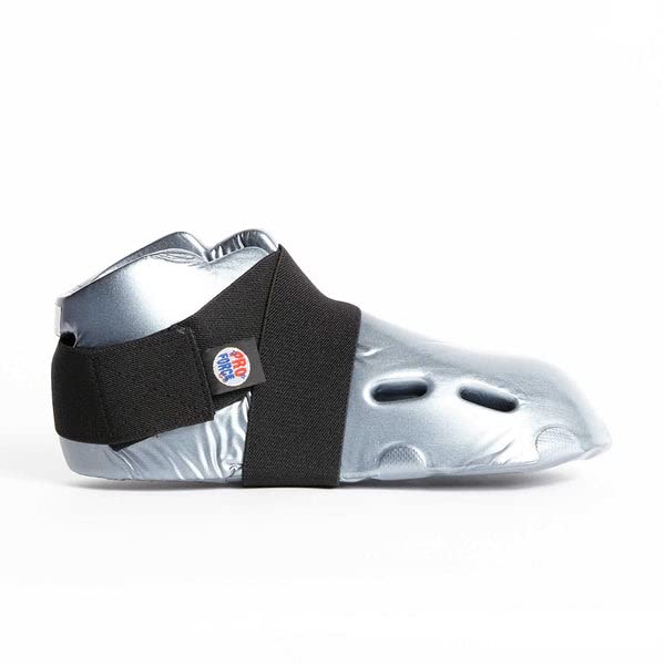 Pro Force Lightning Kicks Sparring Shoes/Footgear - Silver - Size 7-7 1/2 | Small