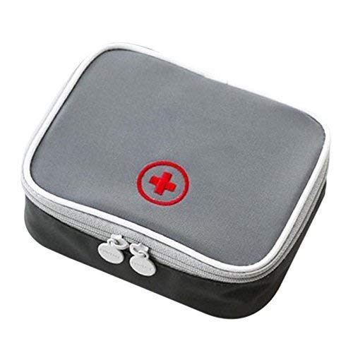 Dhruheer Mini Waterproof Travel Emergency Conitale Medical First Aid Pouch Organizer Case Storage Bag, 1 Pc