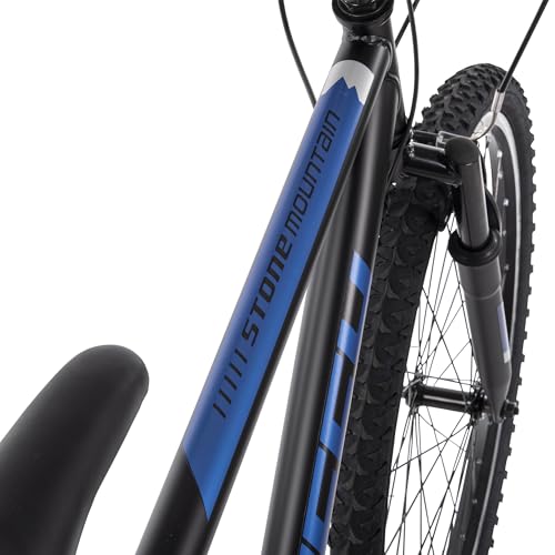 Huffy Stone Mountain 21-Speed Hardtail Mens Mountain Bike, 26-Inch, Matte Black