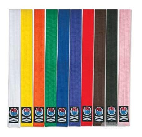 Proforce Extra Long Karate/Martial Arts Rank Belts (Blue, 2-88'')