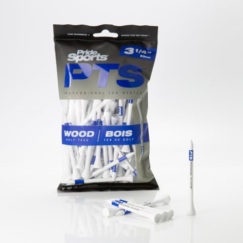 Pride Professional Tee System 75 Count, White