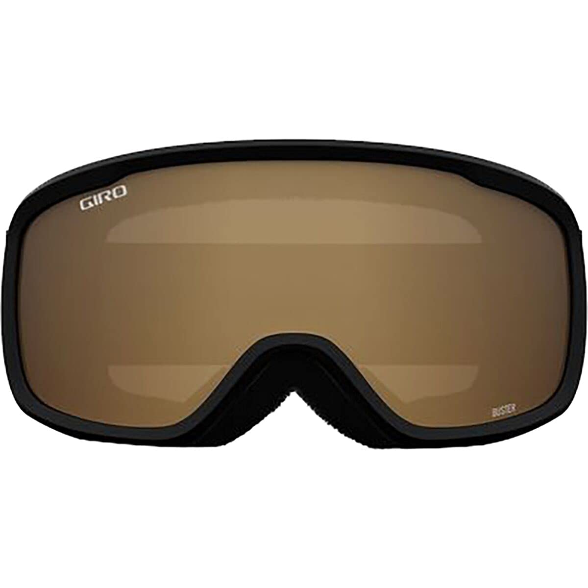 Giro Buster Kids Ski Goggles - Snowboard Goggles For Youth, Boys & Girls - Black Wordmark Strap With Amber Rose Lens
