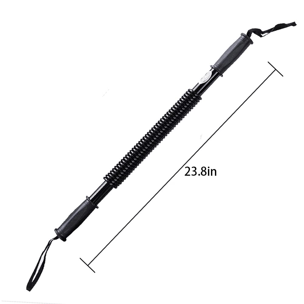 Boshen 110Lbs Power Twister Bar For Arm Upper Body Strength Training Workout Heavy Duty Arm Builder (110Lbs)