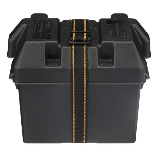 Seachoice Uscg-Approved Marine Group 27 Series Standard Battery Box With Strap & Mounting Kit