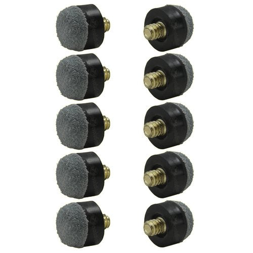Billiard Evolution Screw-On Tips For Pool Cues - 12Mm - Soft