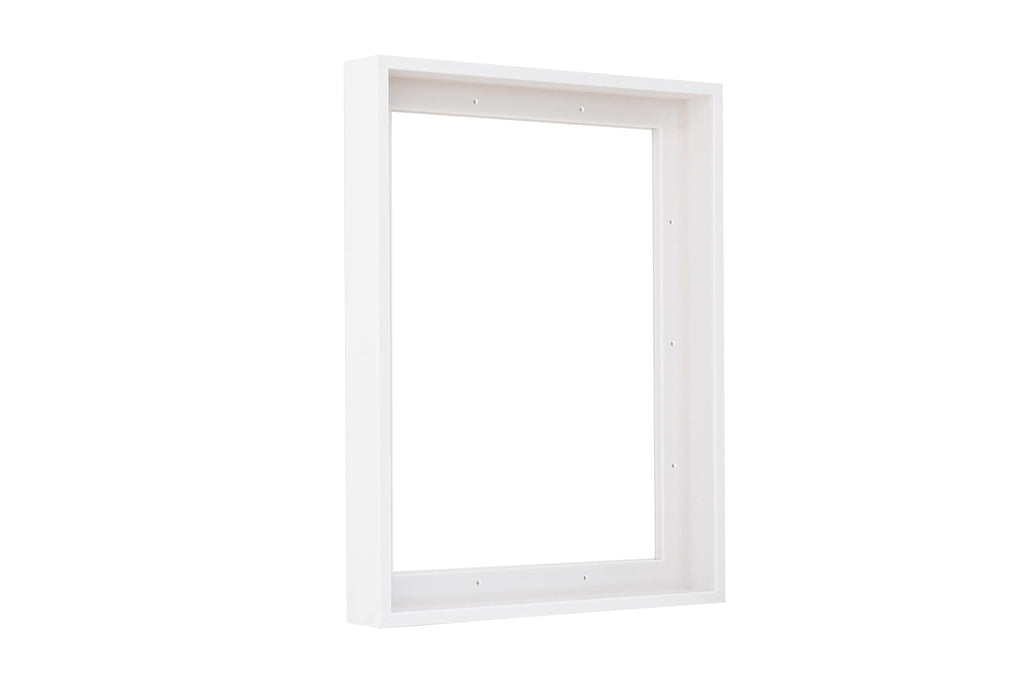 Pixy Canvas 10X16 Floater Frame For 15 Deep Canvas Paintings, Wood Panels  Stretched Canvas Boards 4 Colors Available (White, 10