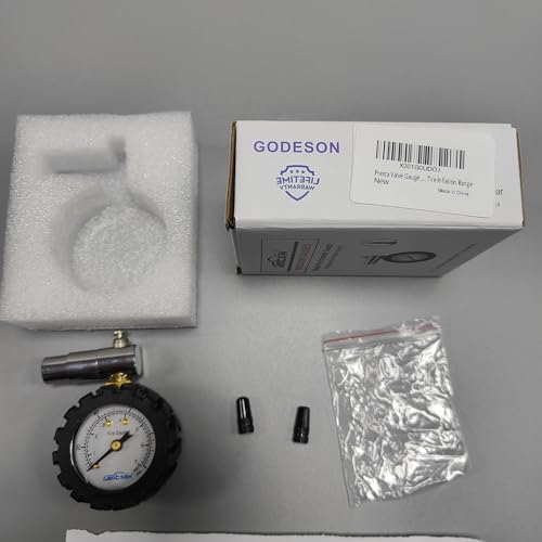 Presta Valve Gauge, Godeson Analog Presta Valve Bicycle Tire Pressure Gauge,100Psi/7Bar, Suitbale For Hybrid Bike Tire Inflation