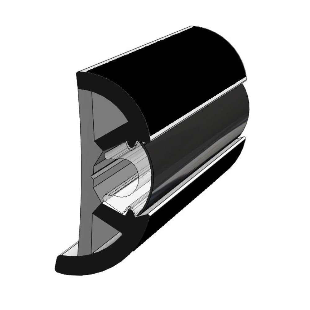 Taco Marine V11-9990Bbk60-2 Suproflex Rub Rail Kit - 60' X 2'' X 29/32'', Black